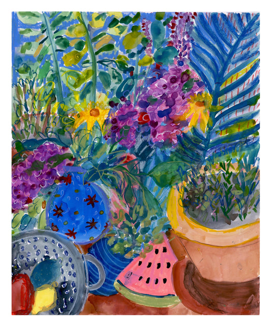 Interior Blooms Print