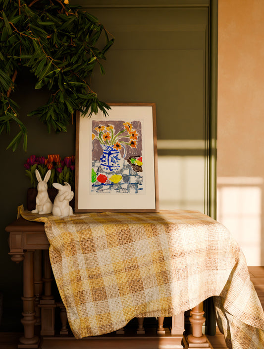 Still Life with Daffodils Print