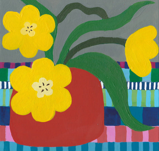 Yellow Flowers Print