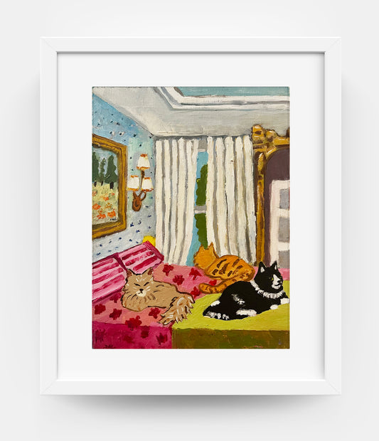Cat Nap Print