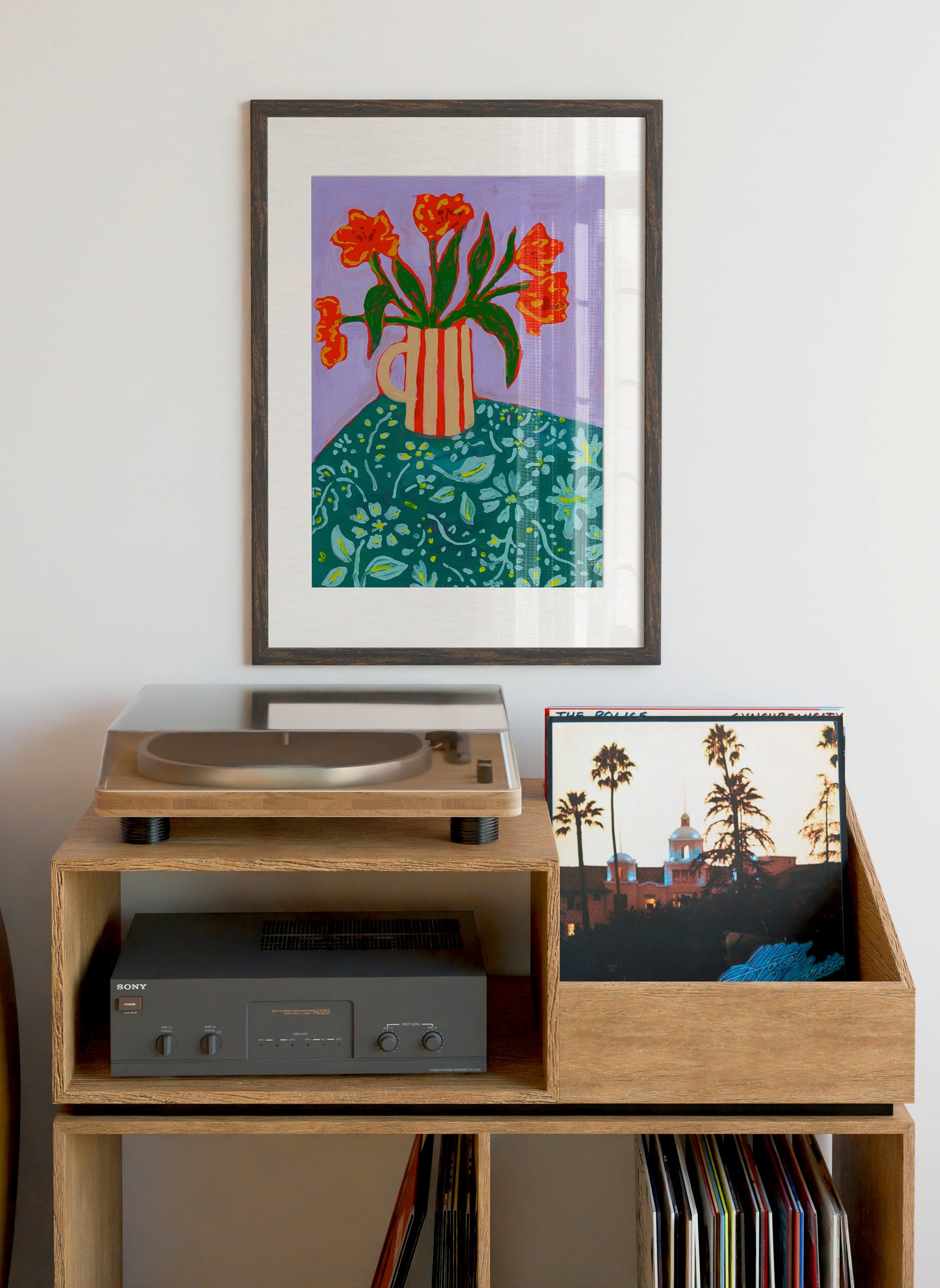 Parrot Tulips Print