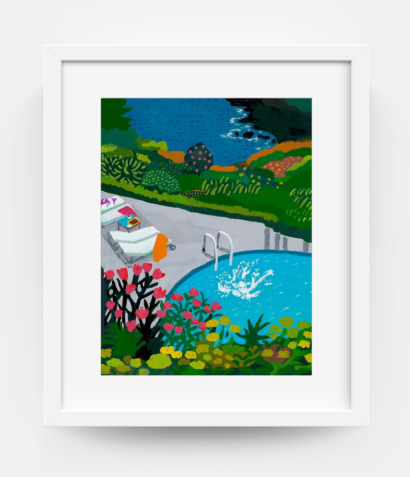 Pool Day Print