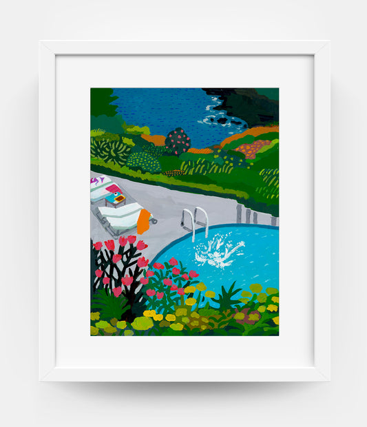 Pool Day Print