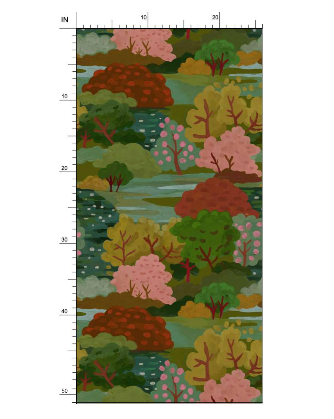 Blooming Forest Wallpaper