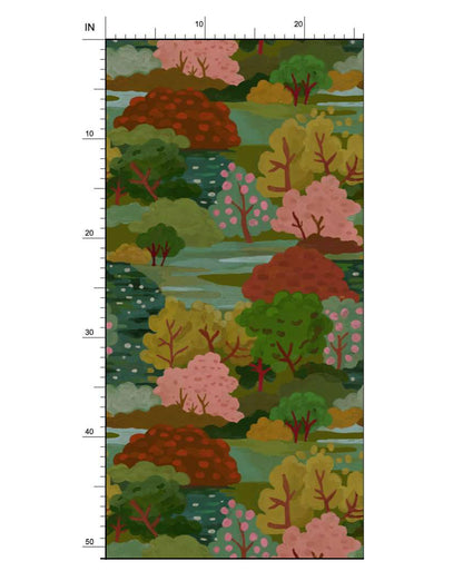 Blooming Forest Wallpaper