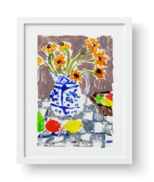 Still Life with Daffodils Print