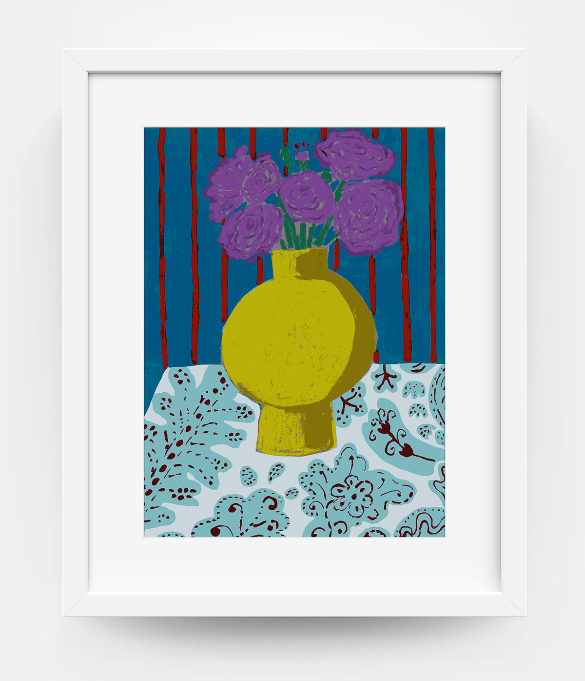 Purple Ranunculus Print