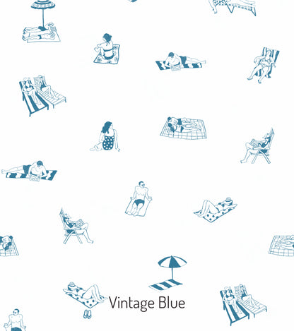 Beach Bathers Wallpaper