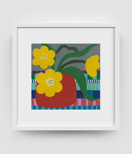 Yellow Flowers Print
