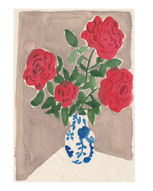 Roses in Vase